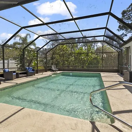Heated Pool In Palm Coast, On The Golf Course New Villa